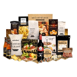 Kerstpakket eindhoven met lekker eten en heerlijke wijn